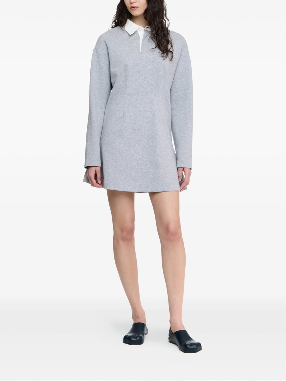 JW Anderson Gray Polo Midi Dress NWT